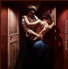 Hamish Blakely Famous Paintings - Tango Rouge